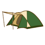 大型テントのイラスト