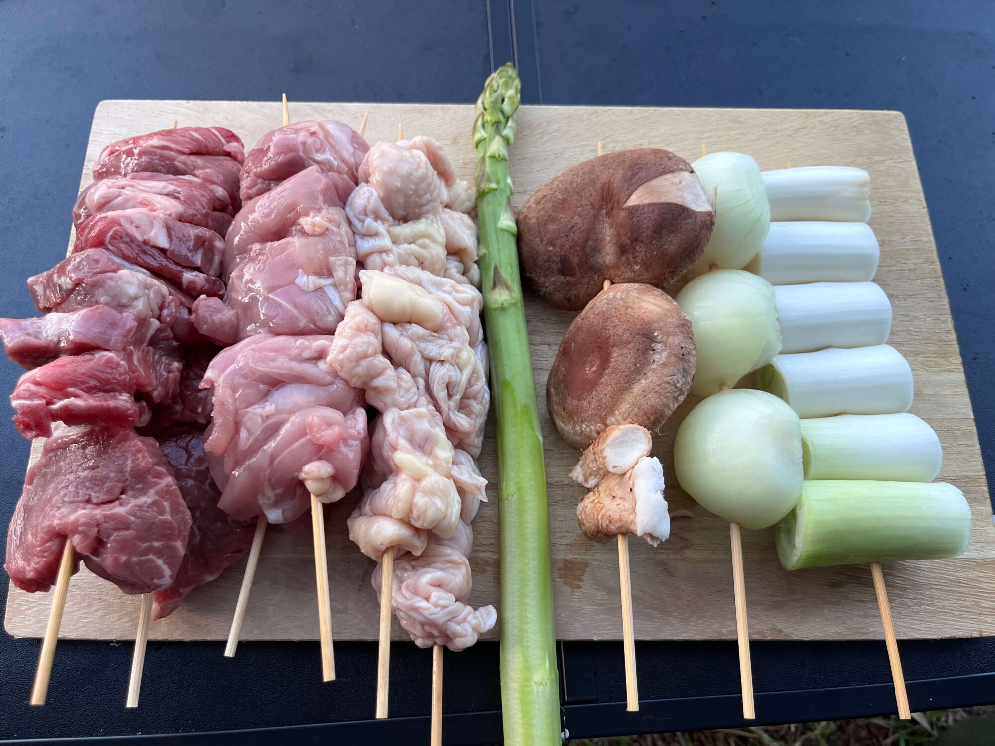 串焼き用の食材