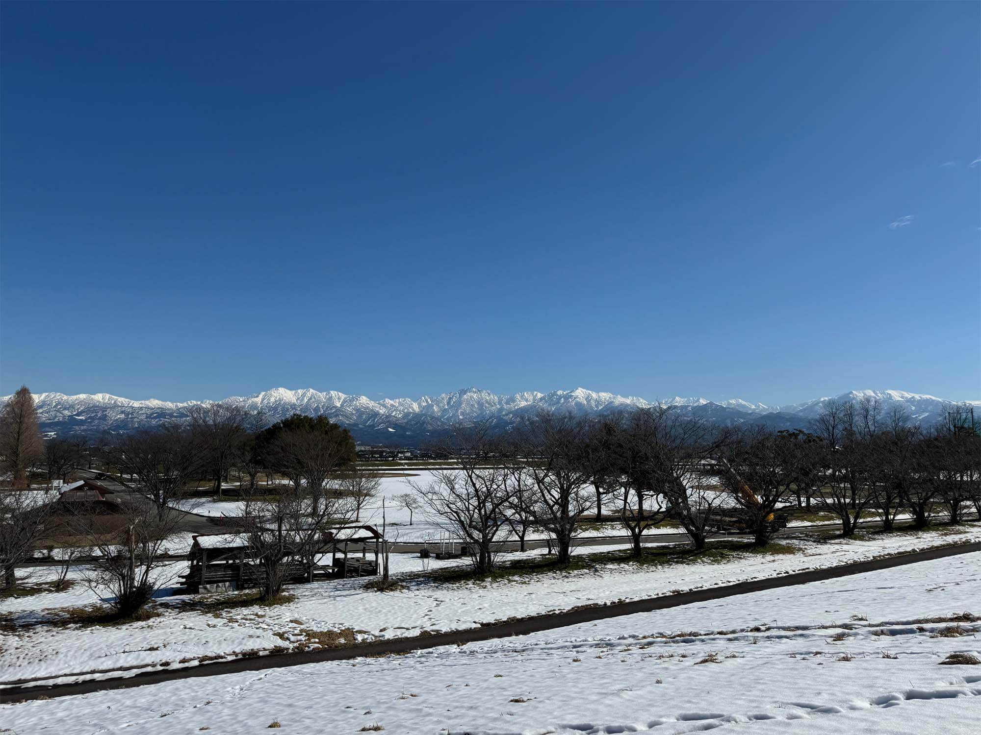 2024.1.30：常願寺川河川敷（富山県）にて